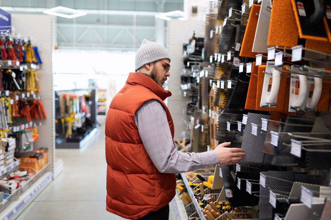 home heating products store display winter supplies