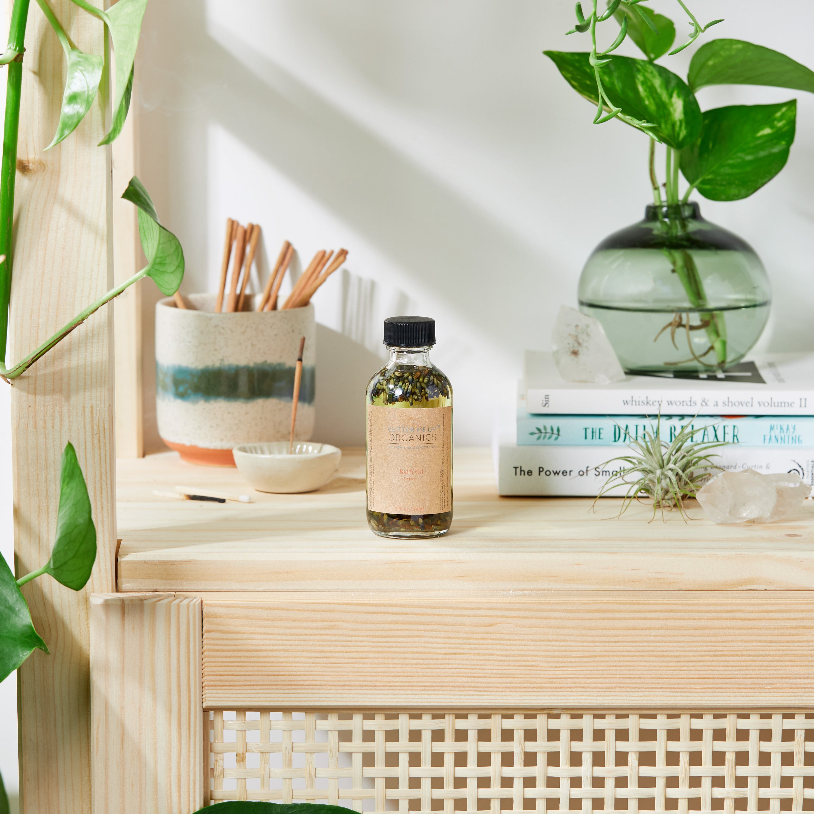 Bath Oil Healing and Relaxing Lavender_front