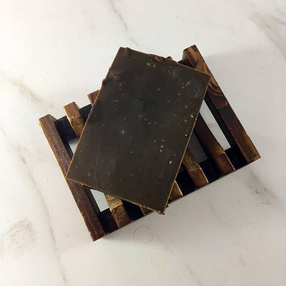 Chocolate All Over Bar | Organic Shampoo Bar_back detail
