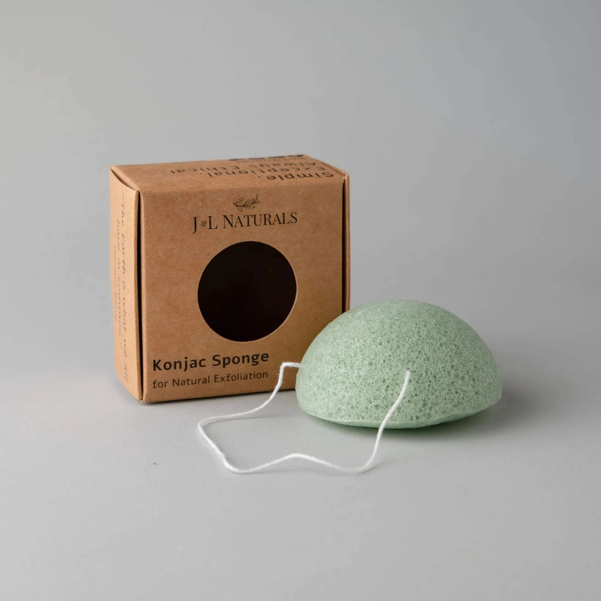 Konjac Sponge (Duo) aloe mint_front