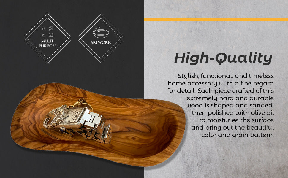 Mediterranean Olive Wood | Multi-Purpose Bowl info_left
