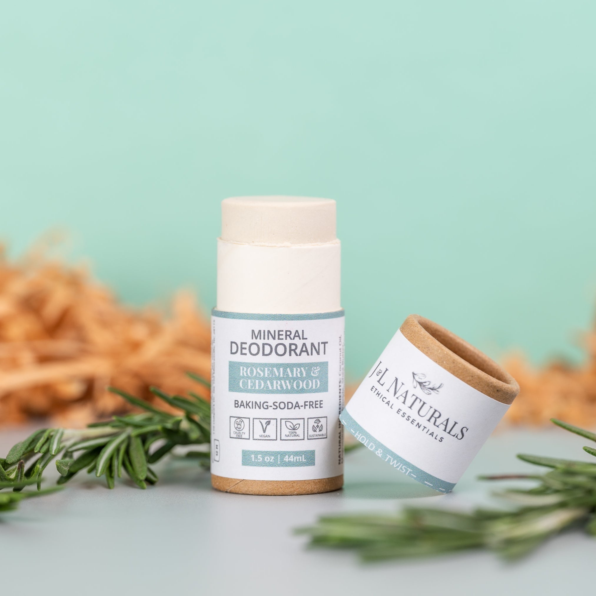 Mineral Deodorant (2-Pack) Travel Size rosemary_front