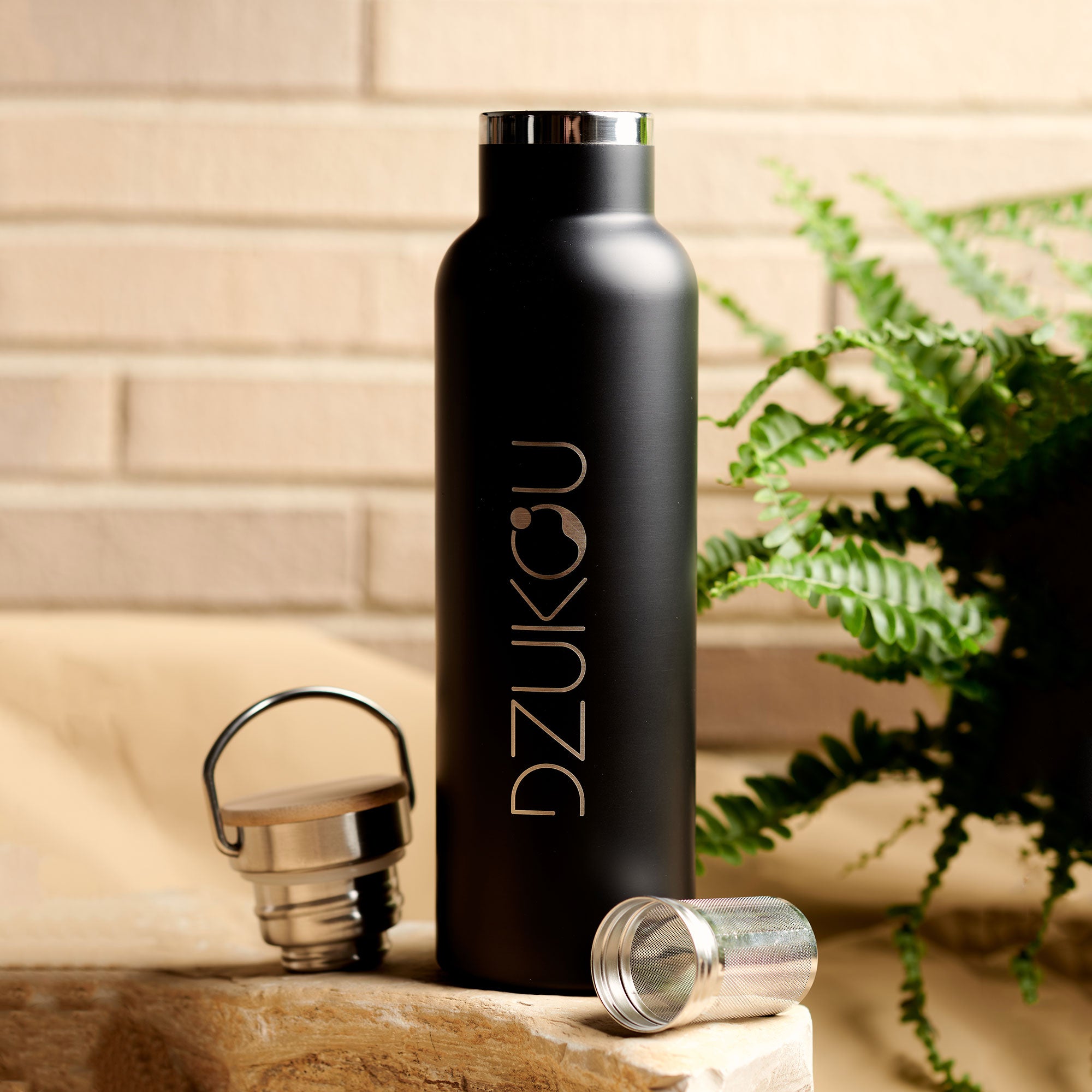 Naga Hills – Stainless Steel Thermos Bottle 500 ml BLack_front