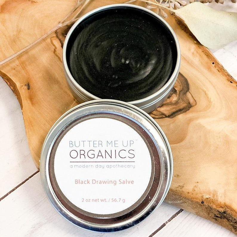 Organic Black Drawing Salve | Bee Stings | Rashes | Skin Ailments_Front