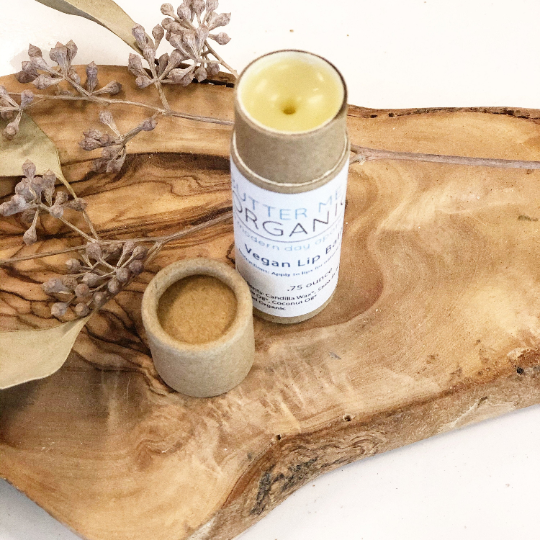 Organic Vegan Lip Balm | Vegan Lip Gloss | Compostable Front