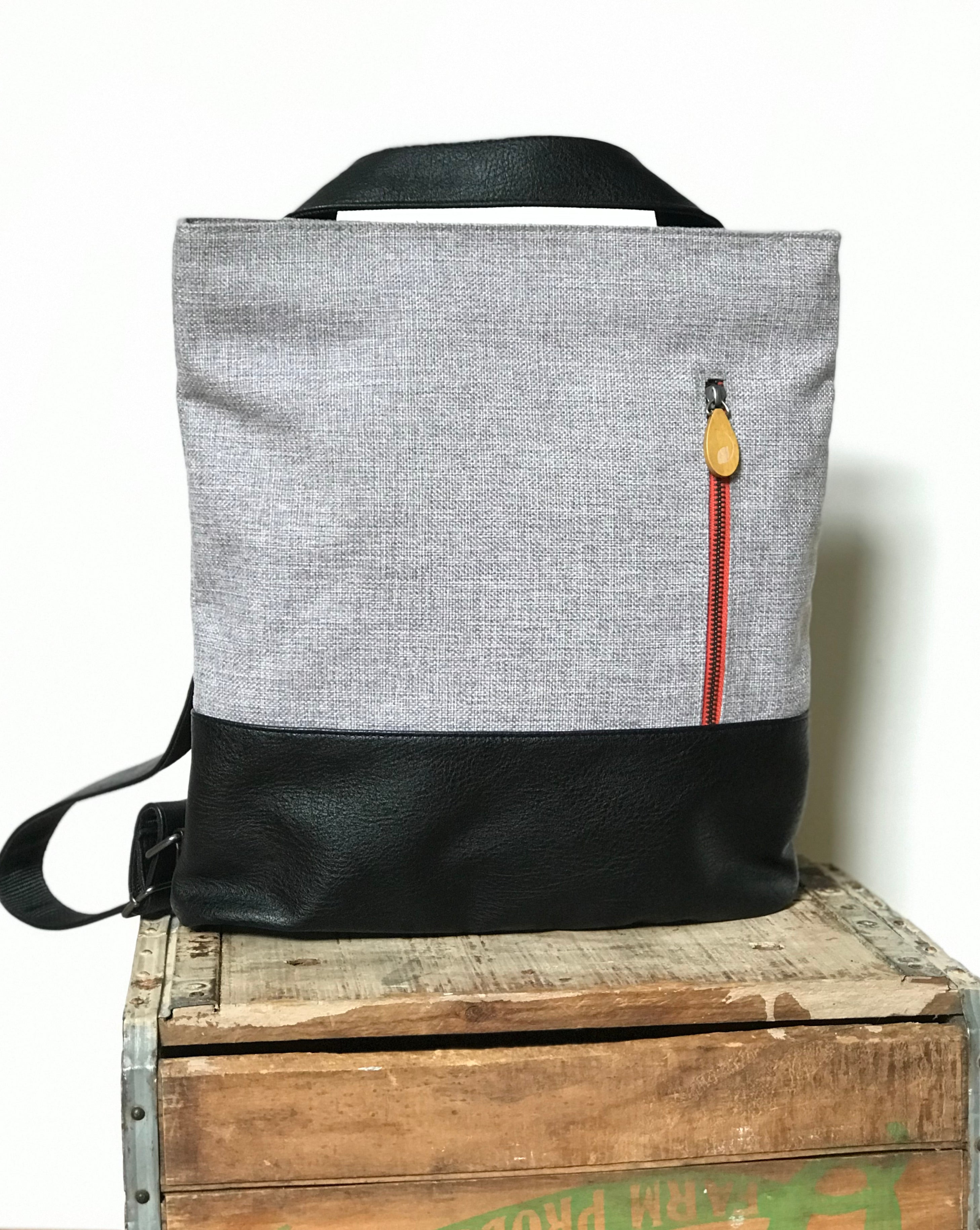 Rockaway 3 in 1 Backpack, Tote & Crossbody Purple Meleager