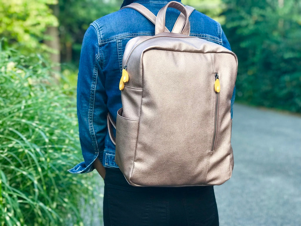 Lenox Backpack Purse Purple Meleager