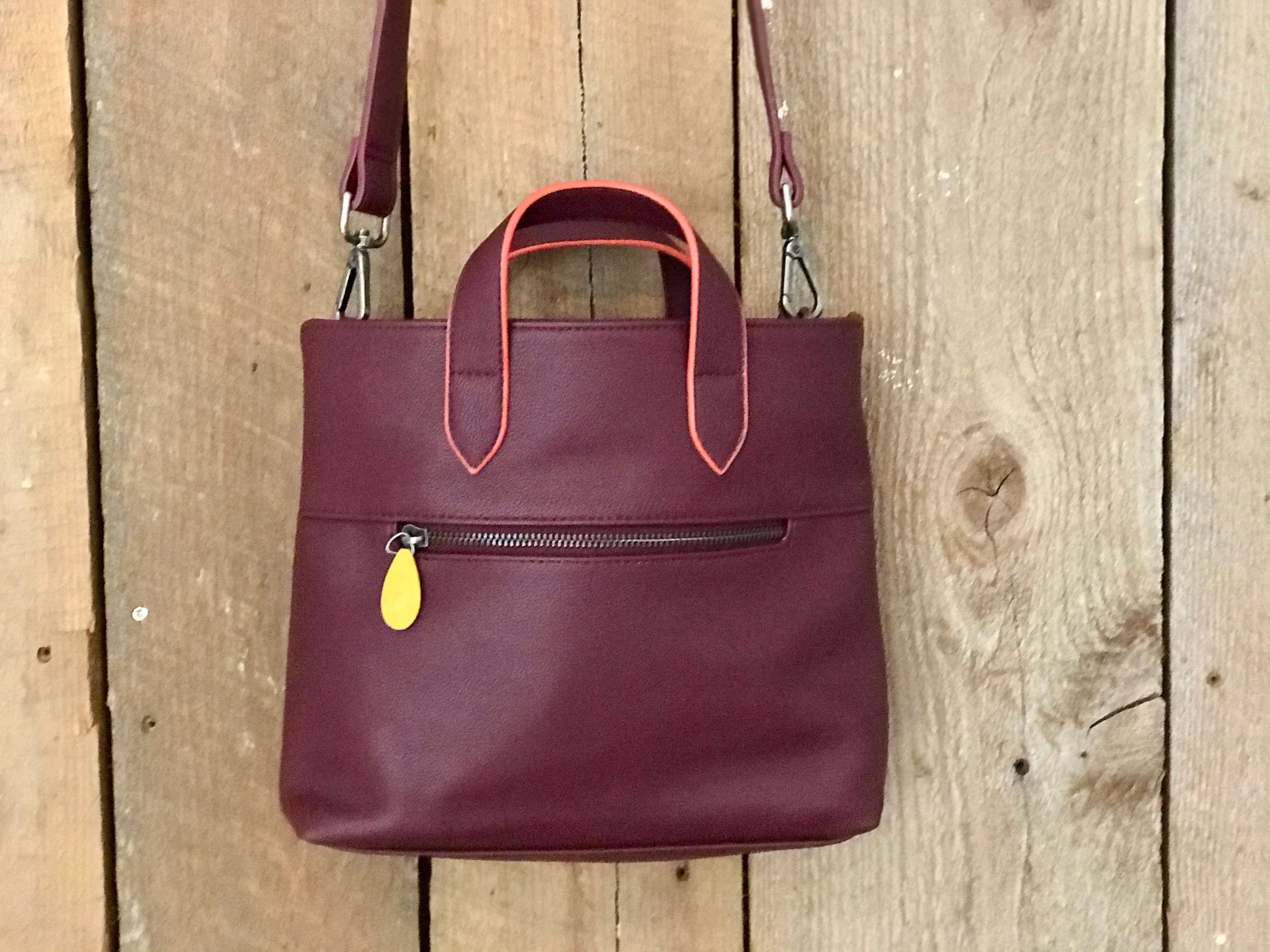 Atlantic Crossbody Satchel Purple Meleager