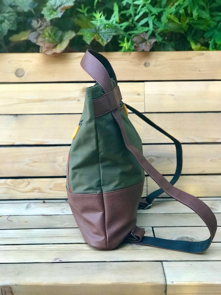 Rockaway 3 in 1 Backpack, Tote & Crossbody Purple Meleager