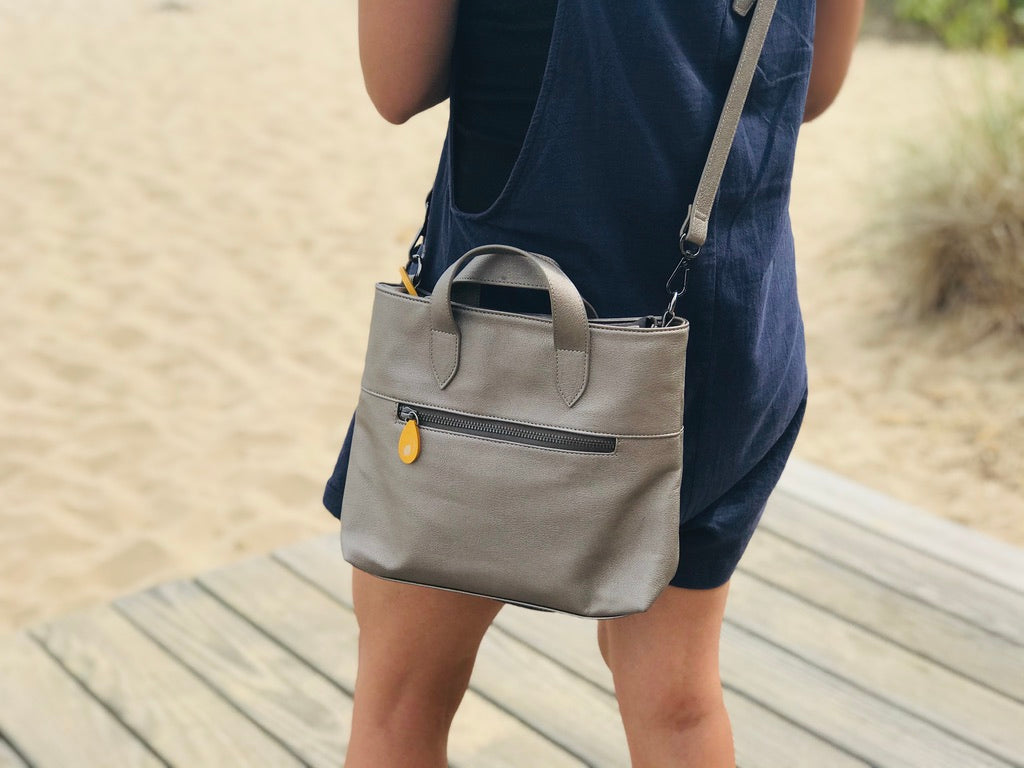 Atlantic Crossbody Satchel Purple Meleager