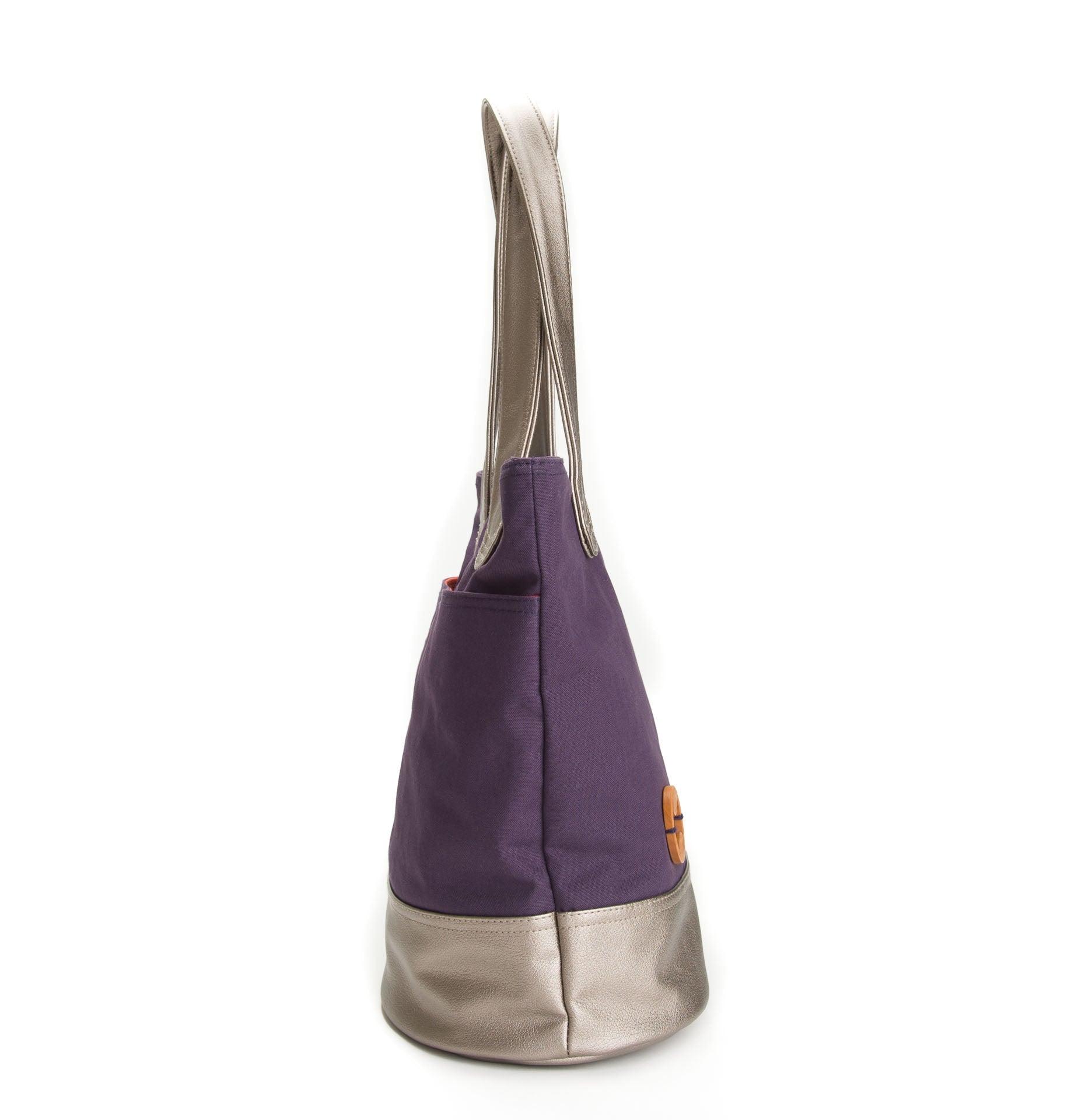 Bergen Vegan Laptop Tote Purple Meleager
