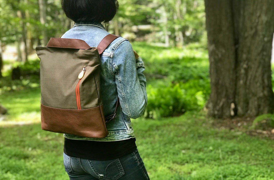 Rockaway 3 in 1 Backpack, Tote & Crossbody Purple Meleager