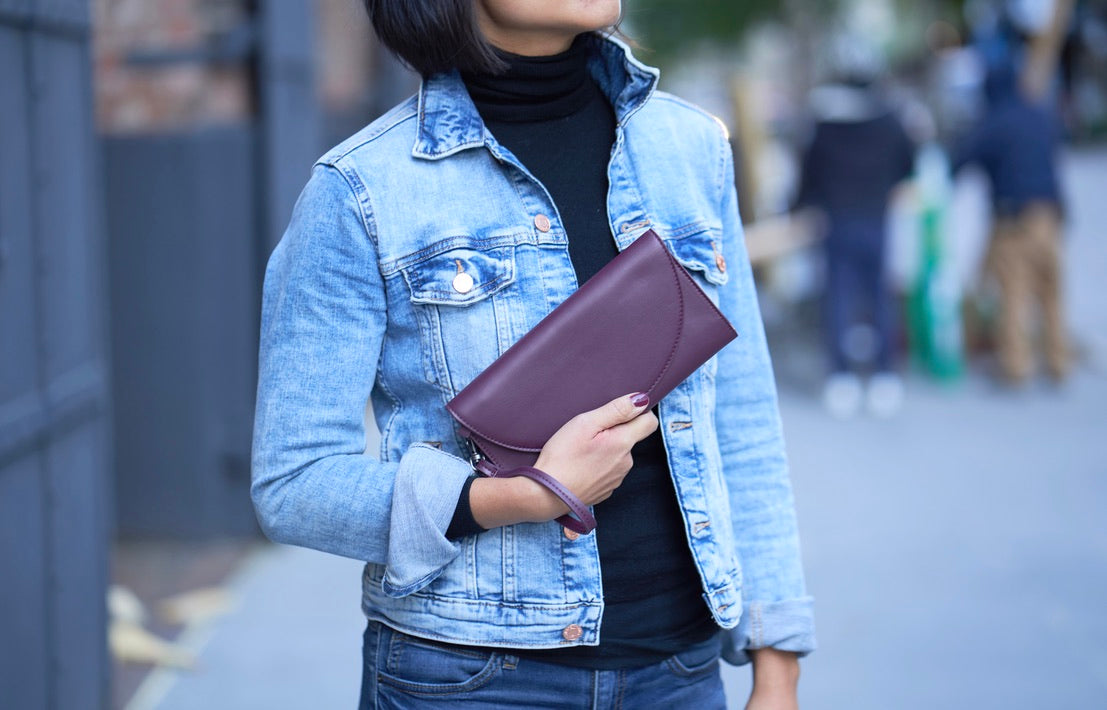 Clark Phone Wallet Purple Meleager