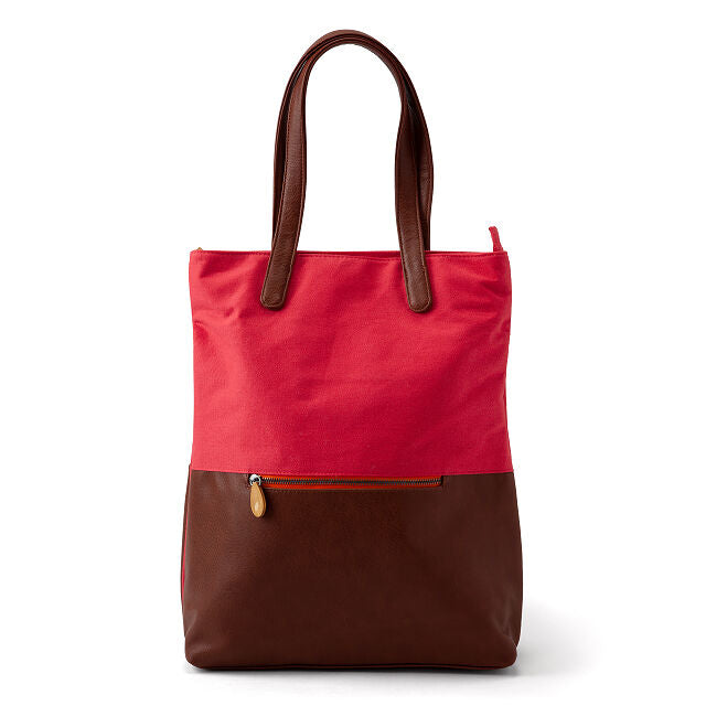 Greenpoint Convertible Backpack with Vegan Leather Purple Meleager