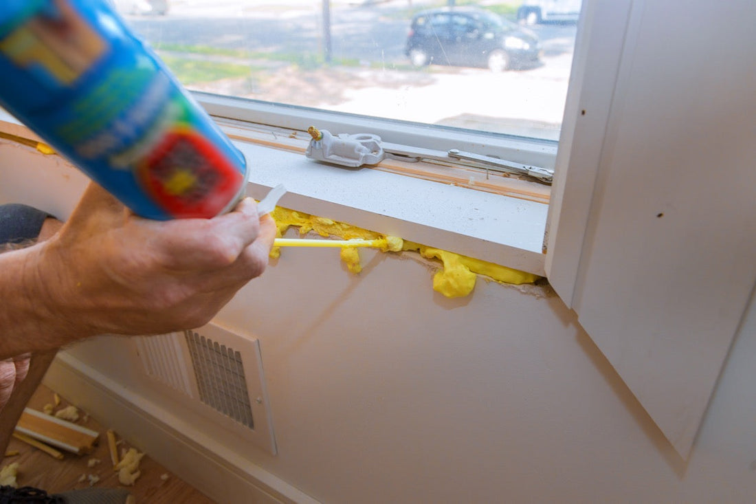 DIY weatherstripping window sealing home