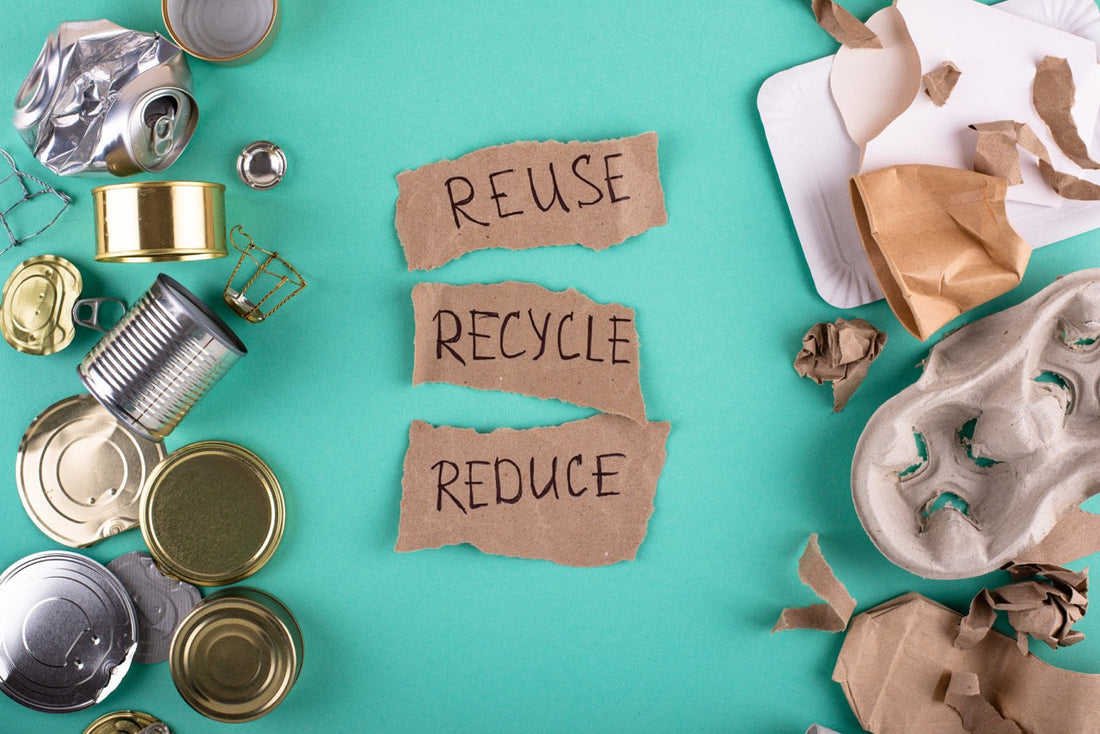 waste hierarchy pyramid reduce reuse recycle infographic