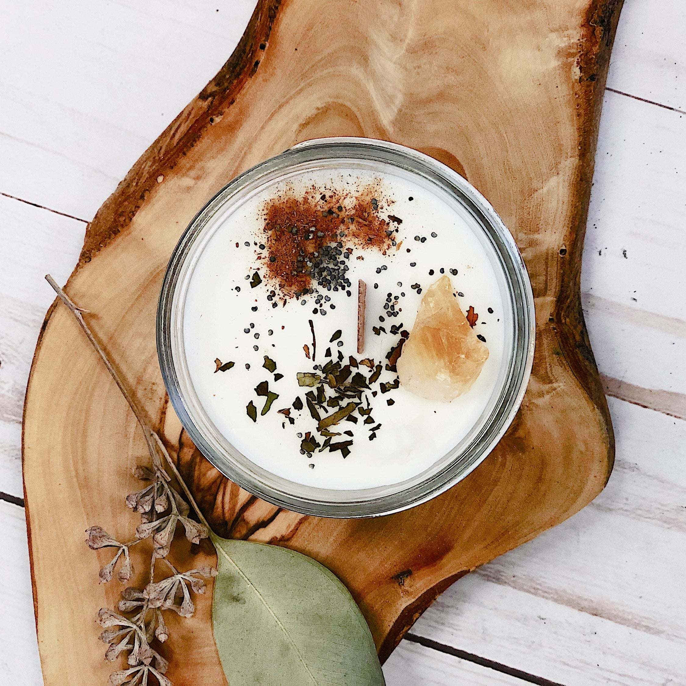 Abundance Candle | Ritual Candle | Intention Candle | Hand Poured_upside