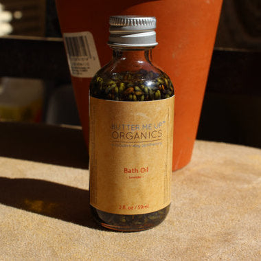 Bath Oil Healing and Relaxing Lavender_other side