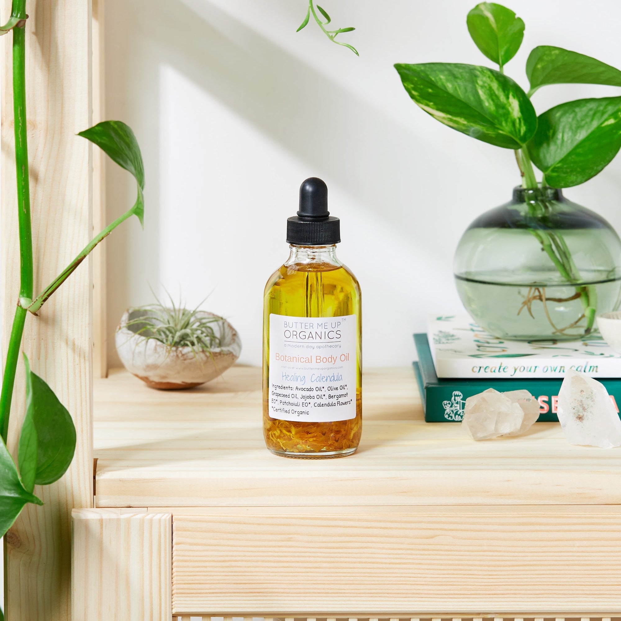 Botanical Body Oil | Botanical Collection | Organic Body Lotion 2 Front side