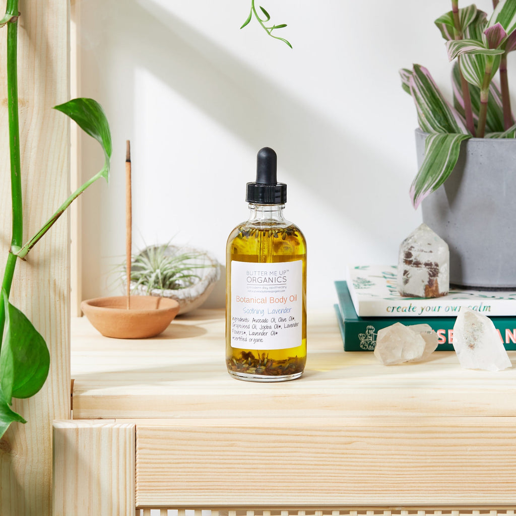 Botanical Body Oil | Botanical Collection | Organic Body Lotion 6 front detail