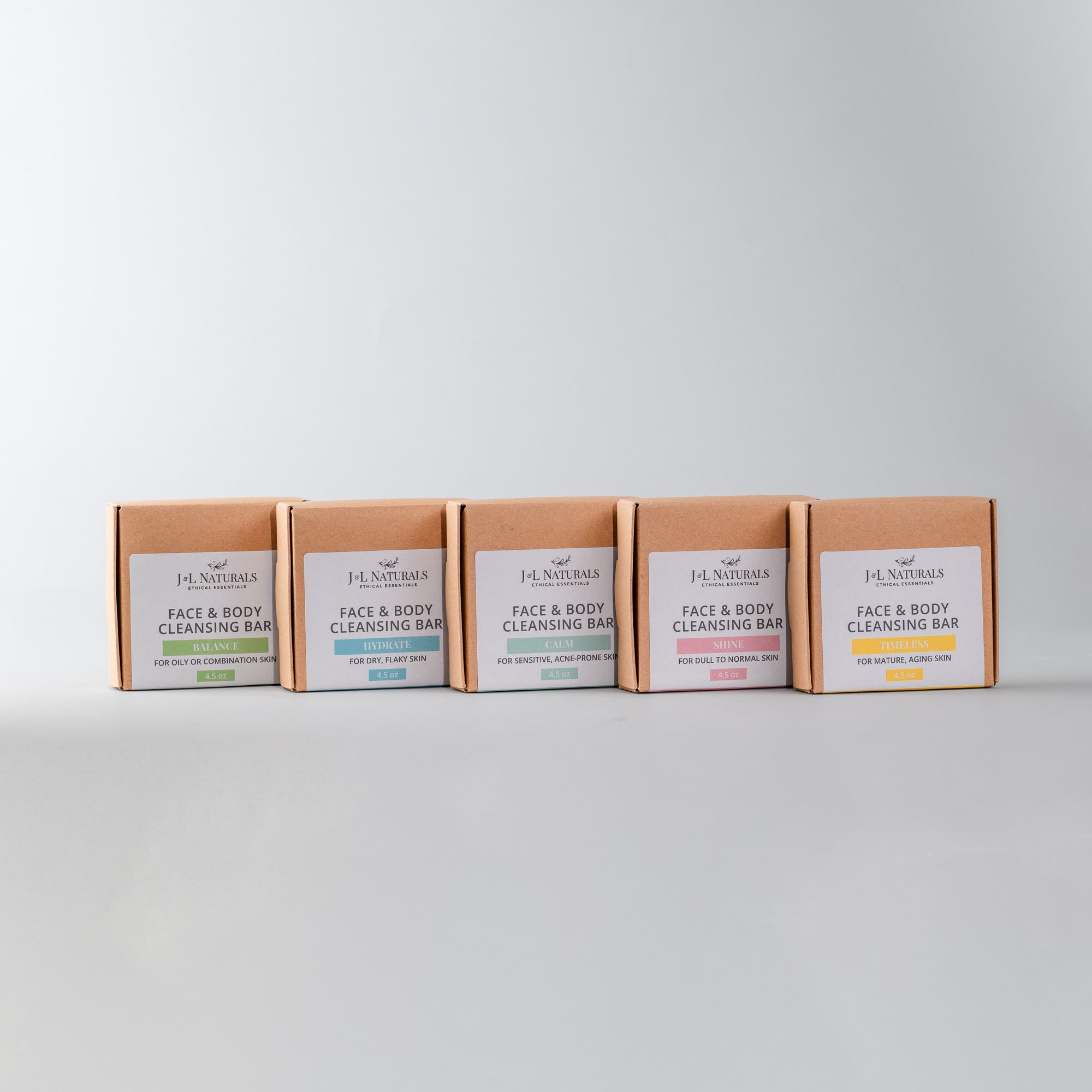 Cleansing Bar Collection | Choose Your Scent 5pack front2 