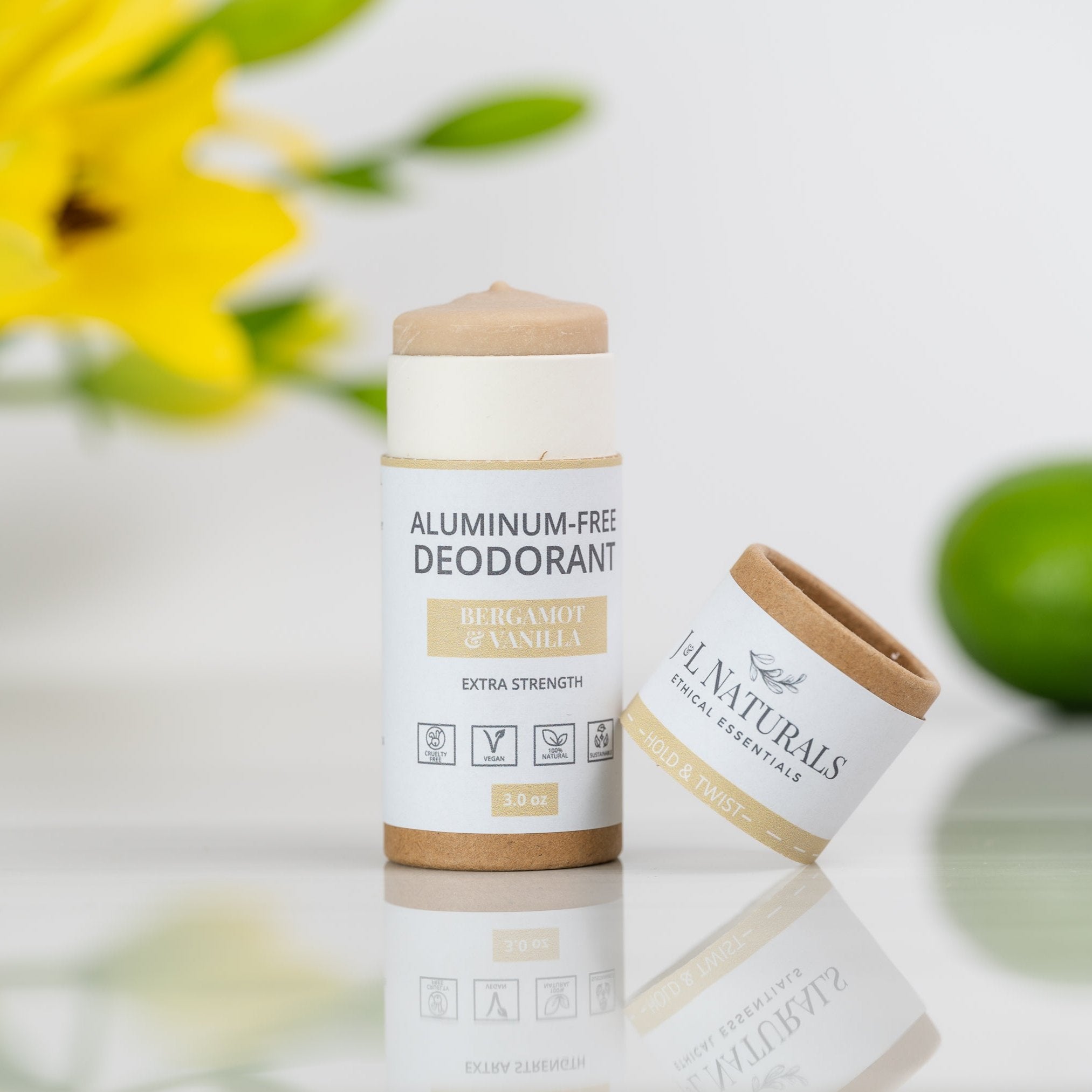 Extra-Strength Deodorant (2-Pack) Full Size bergamot