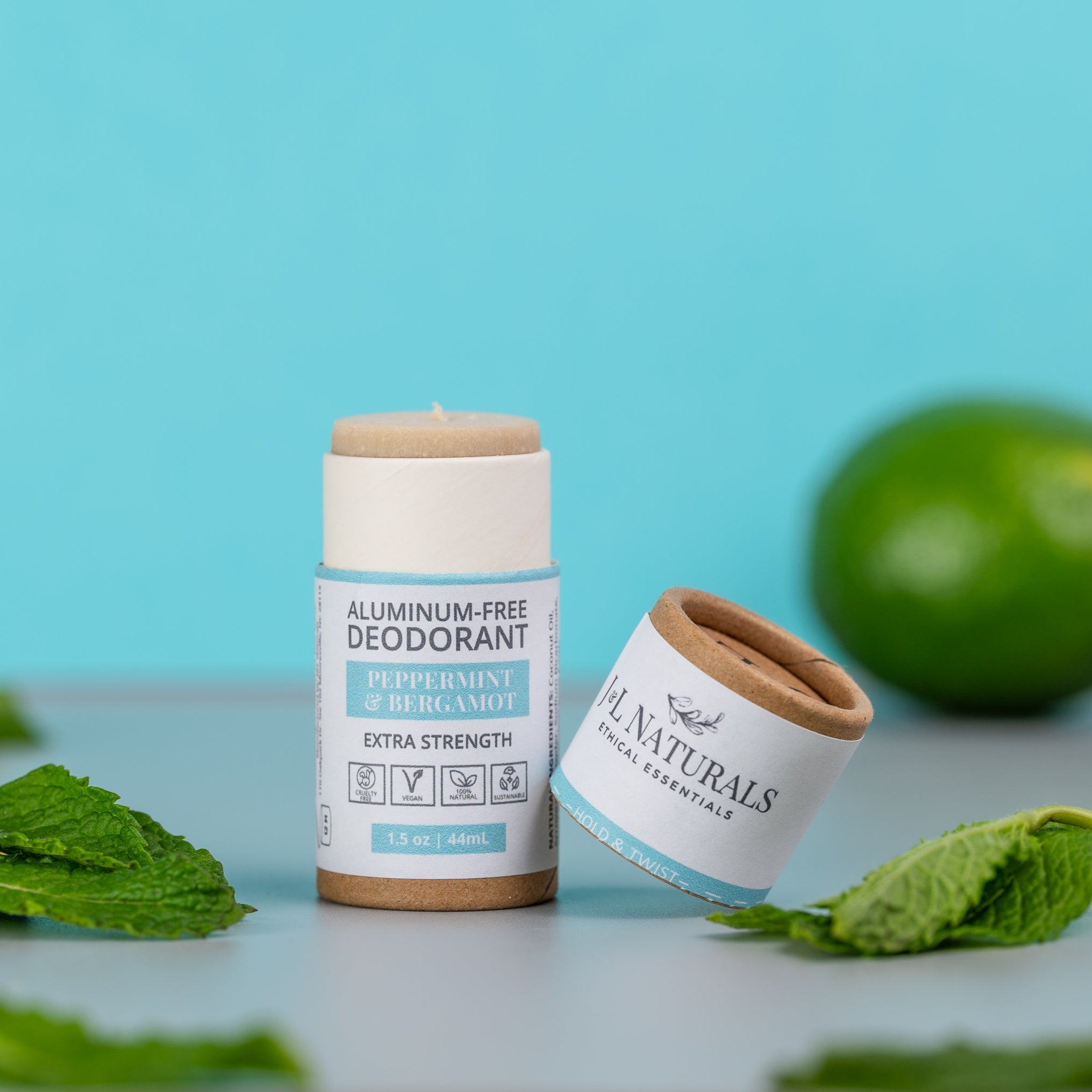 Extra Strength Deodorant (2-Pack) Travel Size bundle pack peppermint_front