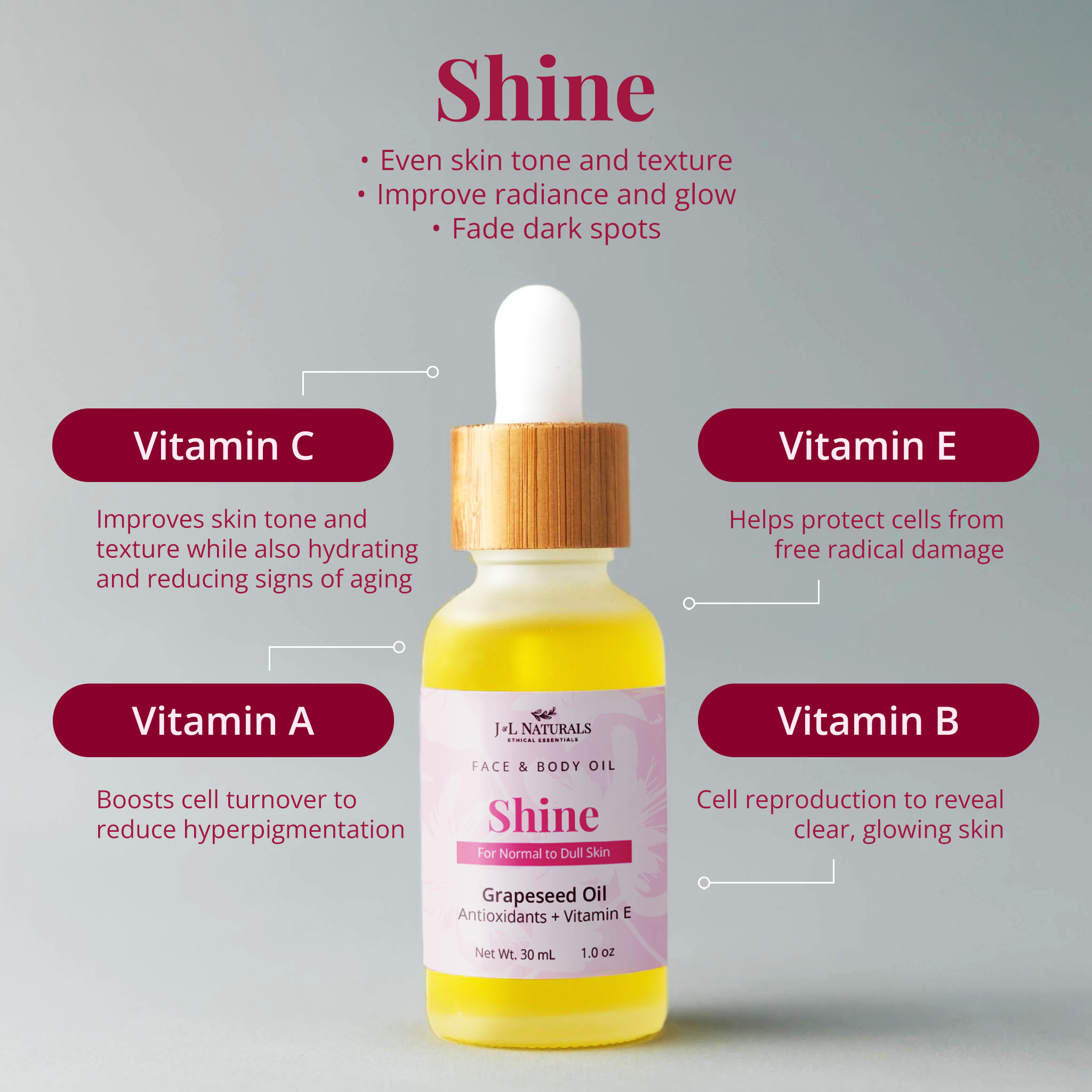 Face & Body Oil Collection | Choose Your Formula shine_front