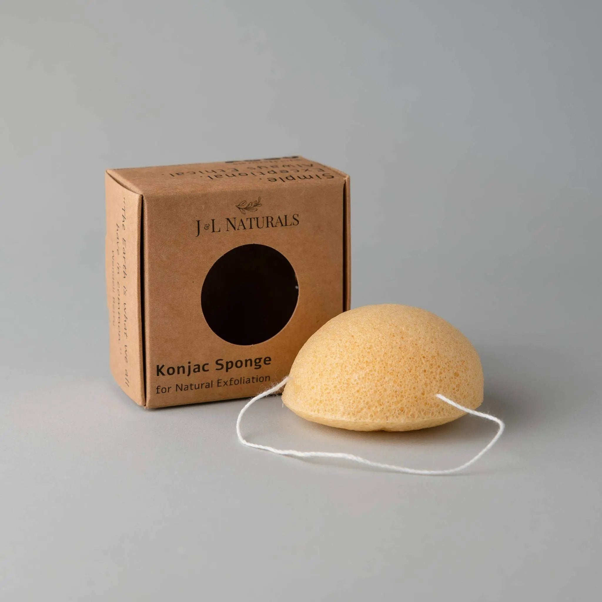 Konjac Sponge Bundle (5-Pack) Turmeric_front