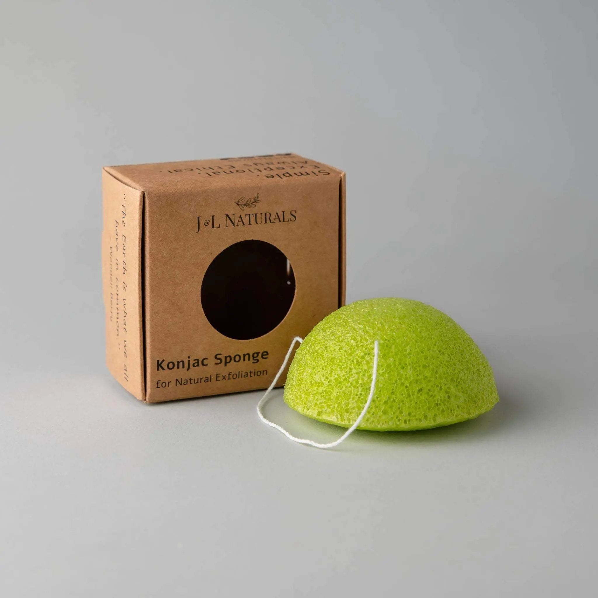 Konjac Sponge (Duo) Green Mint_front
