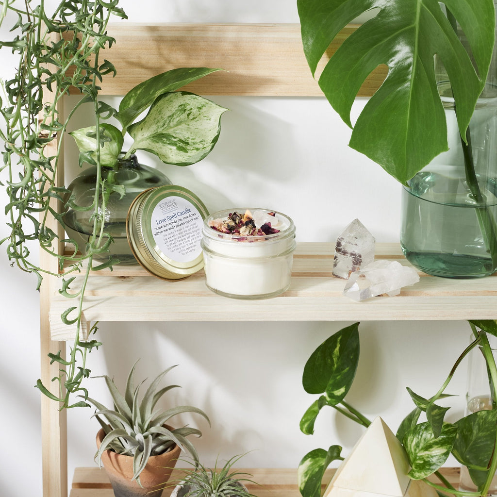 Love Spell | Intention Candle | Ritual Candle | Love and Light | Rose_detail front