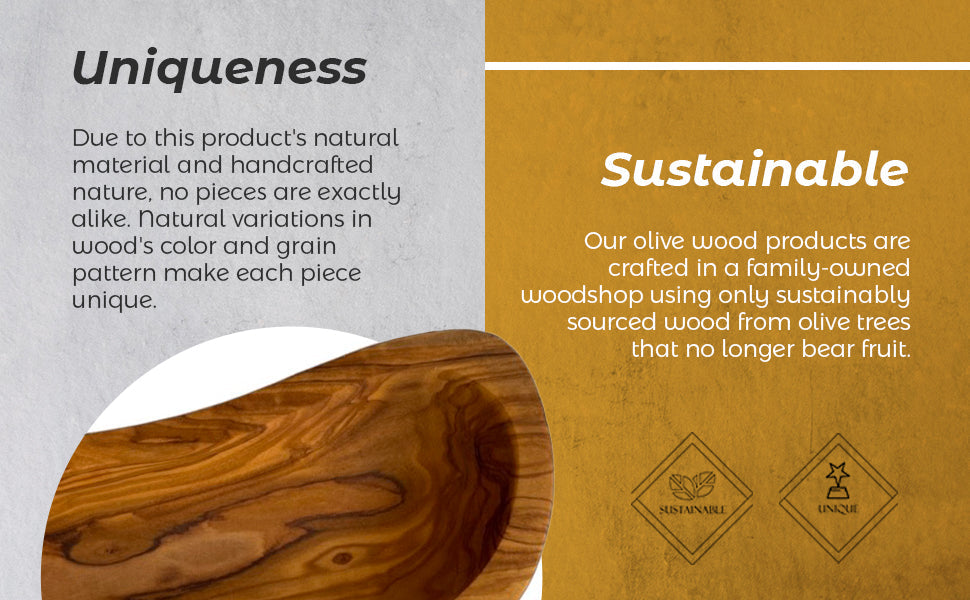 Mediterranean Olive Wood | Multi-Purpose Bowl info_up