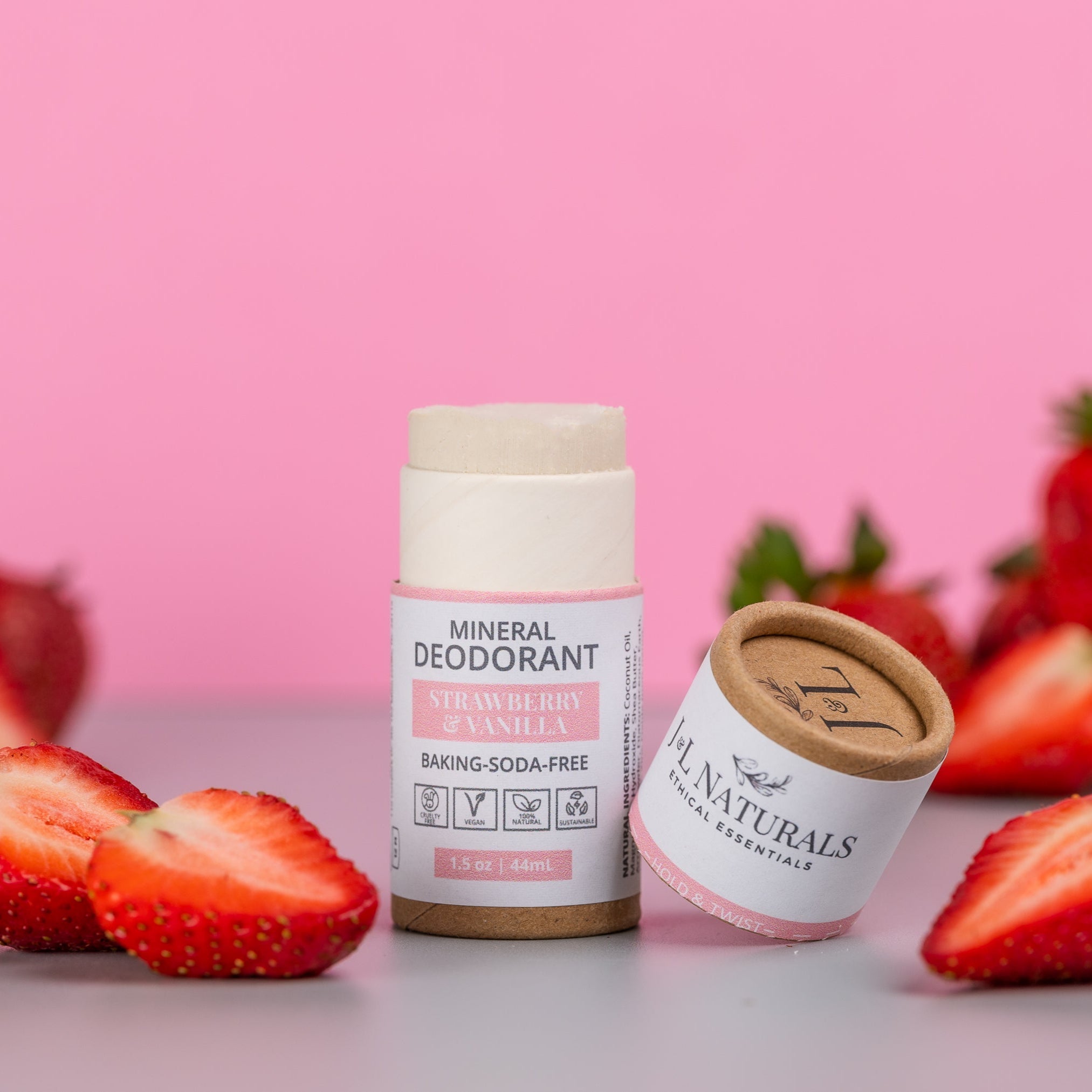 Mineral Deodorant (2-Pack) Travel Size strawberry_front