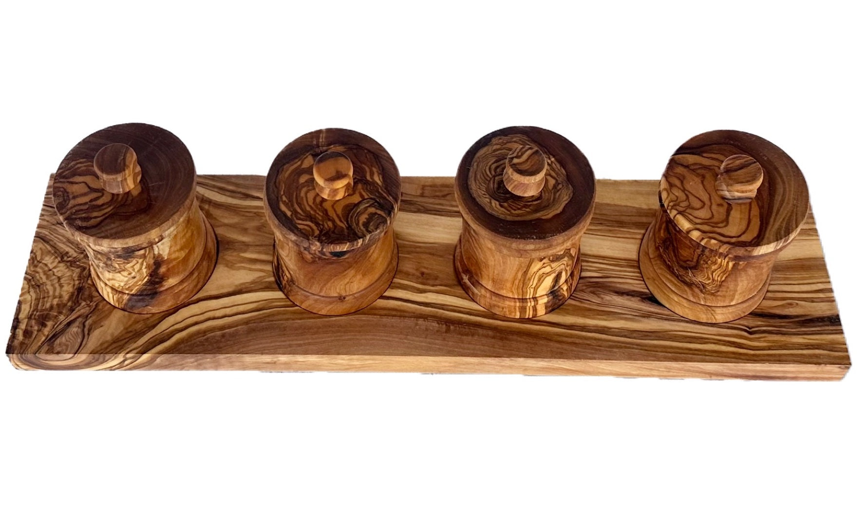 Olive Wood | Canister Set front