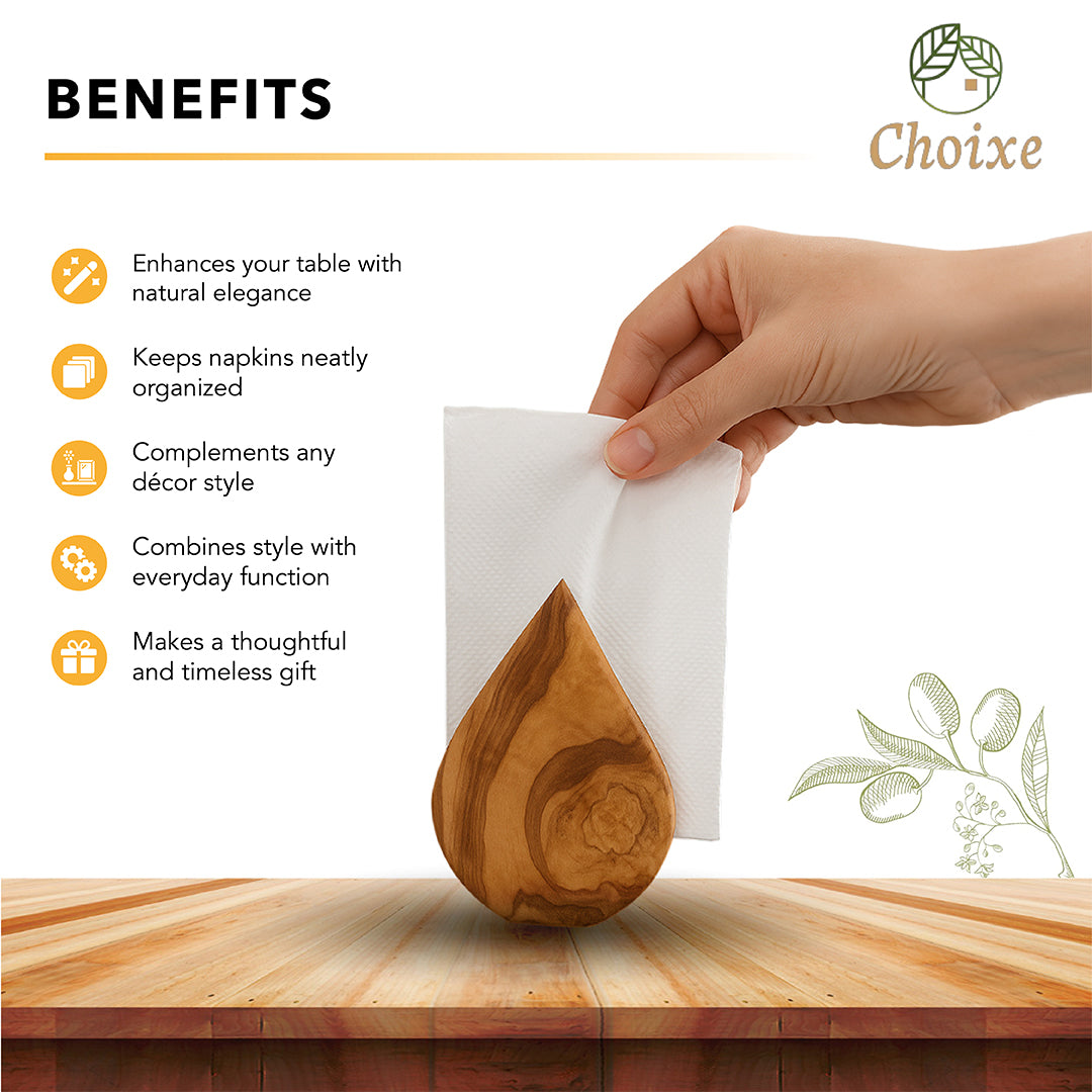Olive Wood | Napkin Holder dsp3_front