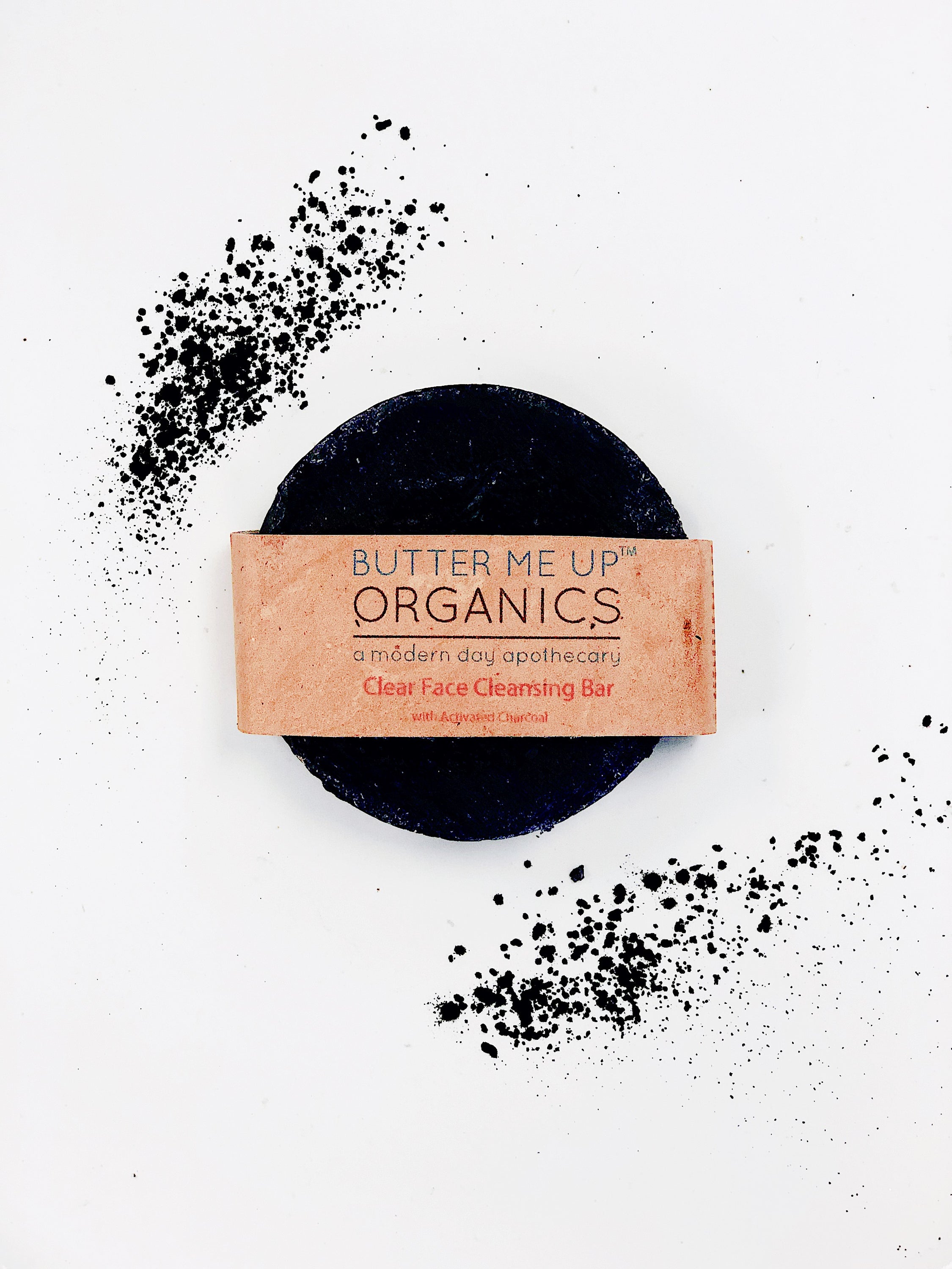Organic Activated Charcoal Face Soap | Face Wash detail 2 upside