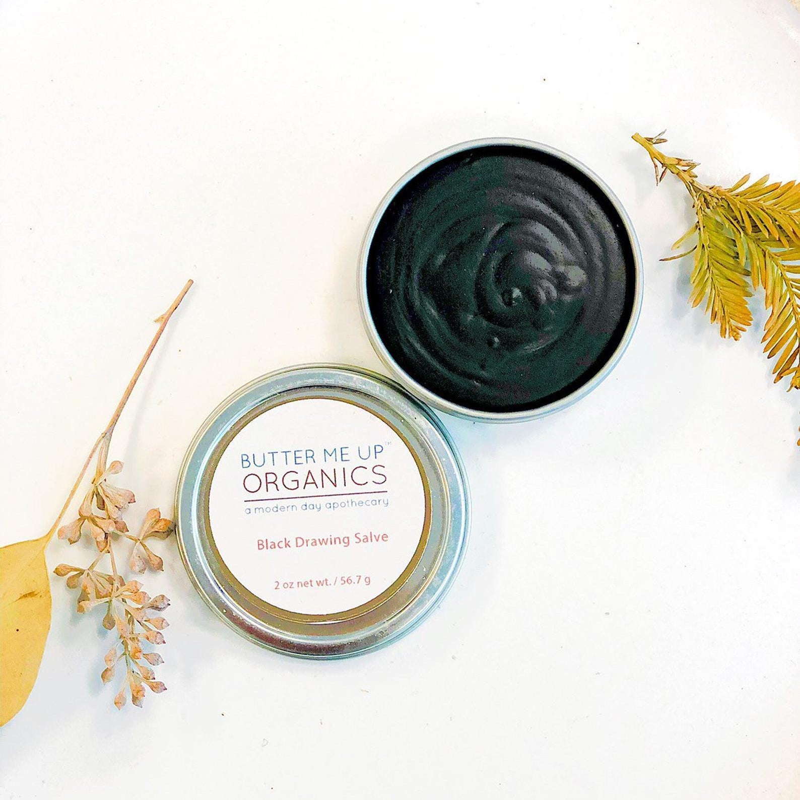 Organic Black Drawing Salve | Bee Stings | Rashes | Skin Ailments_full shot