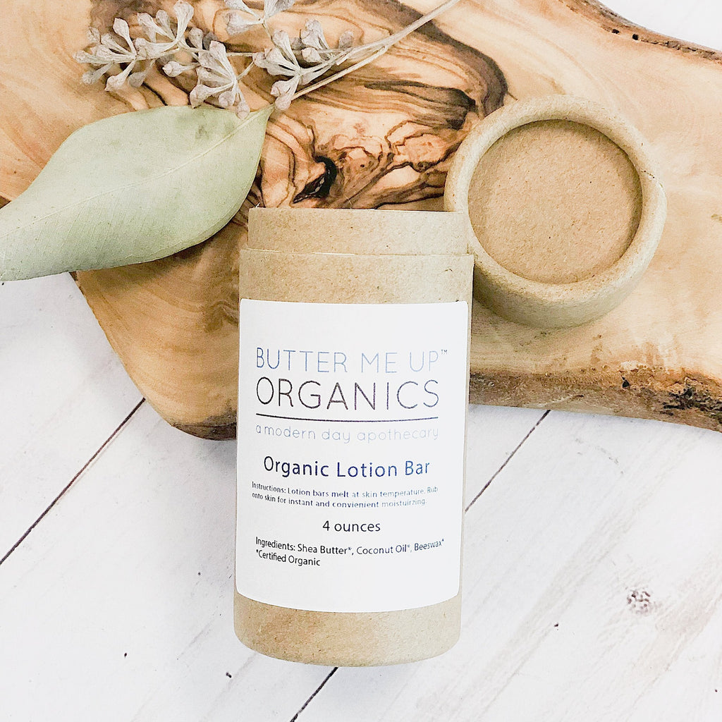 Organic Lotion Bar | Shea Butter and Coconut Oil_Front