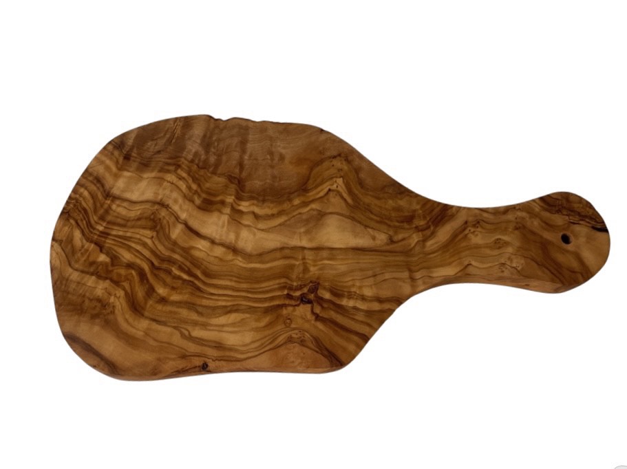 Original Olive Wood | Cutting Board with Handle_front