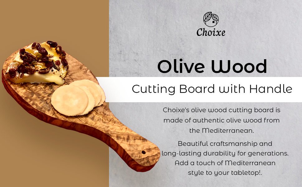 Original Olive Wood | Cutting Board with Handle dsp_front