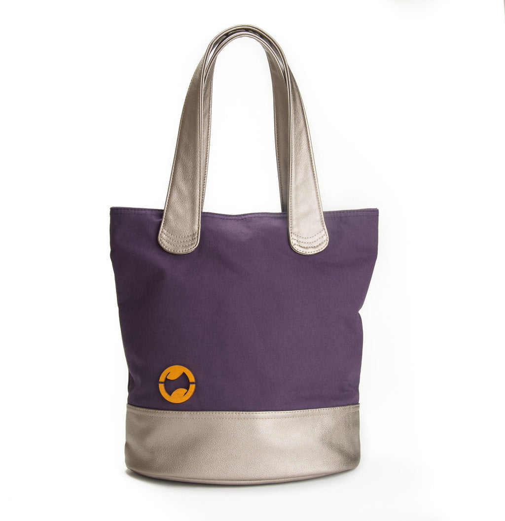 Bergen Vegan Laptop Tote Purple Meleager