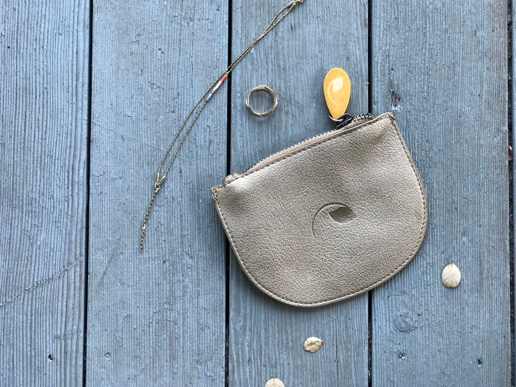Coney Coin Purse in Vegan Leather - 5 colors Purple Meleager