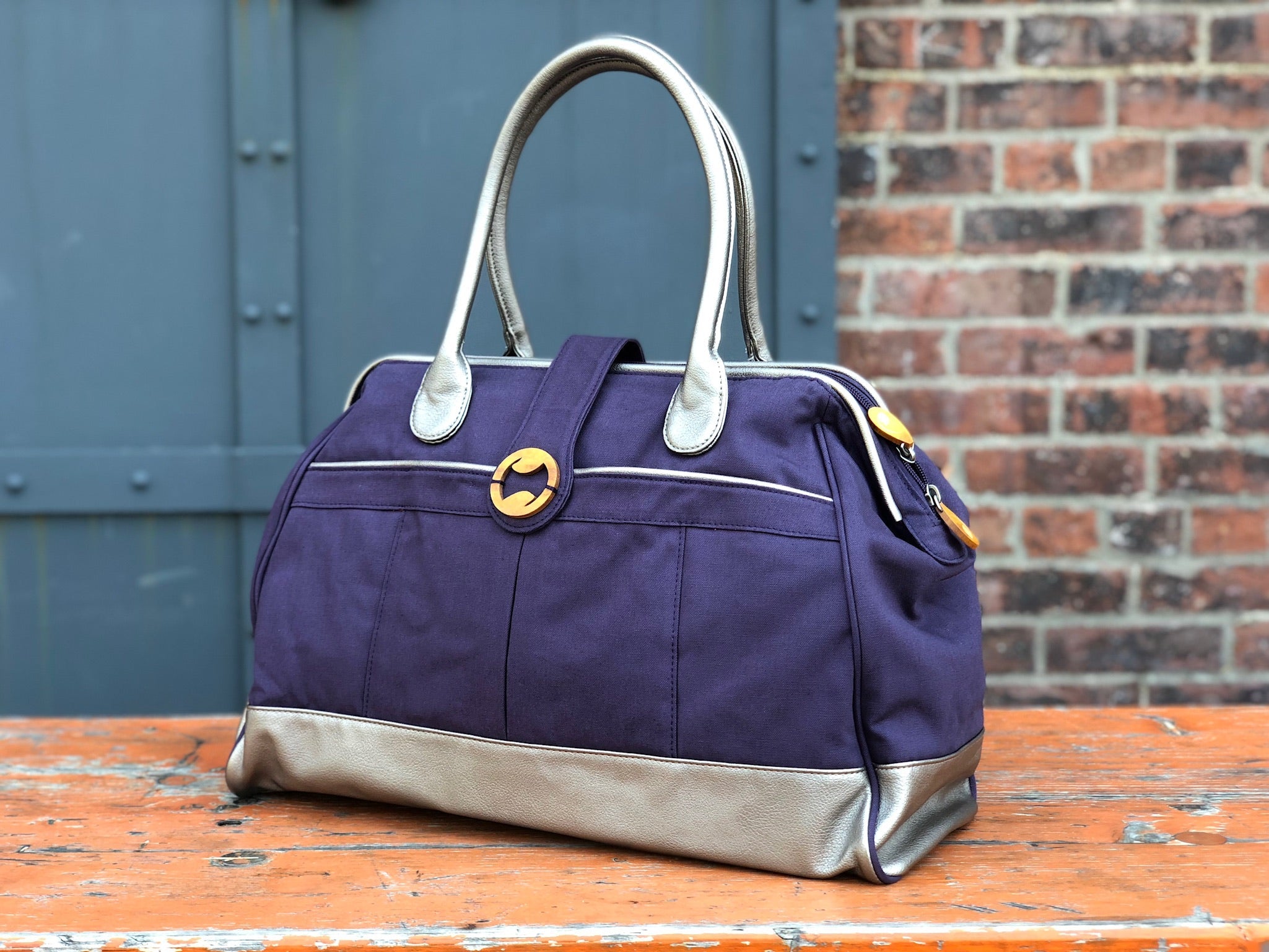 Cassia Weekender & Travel Bag - Indigo Purple Purple Meleager
