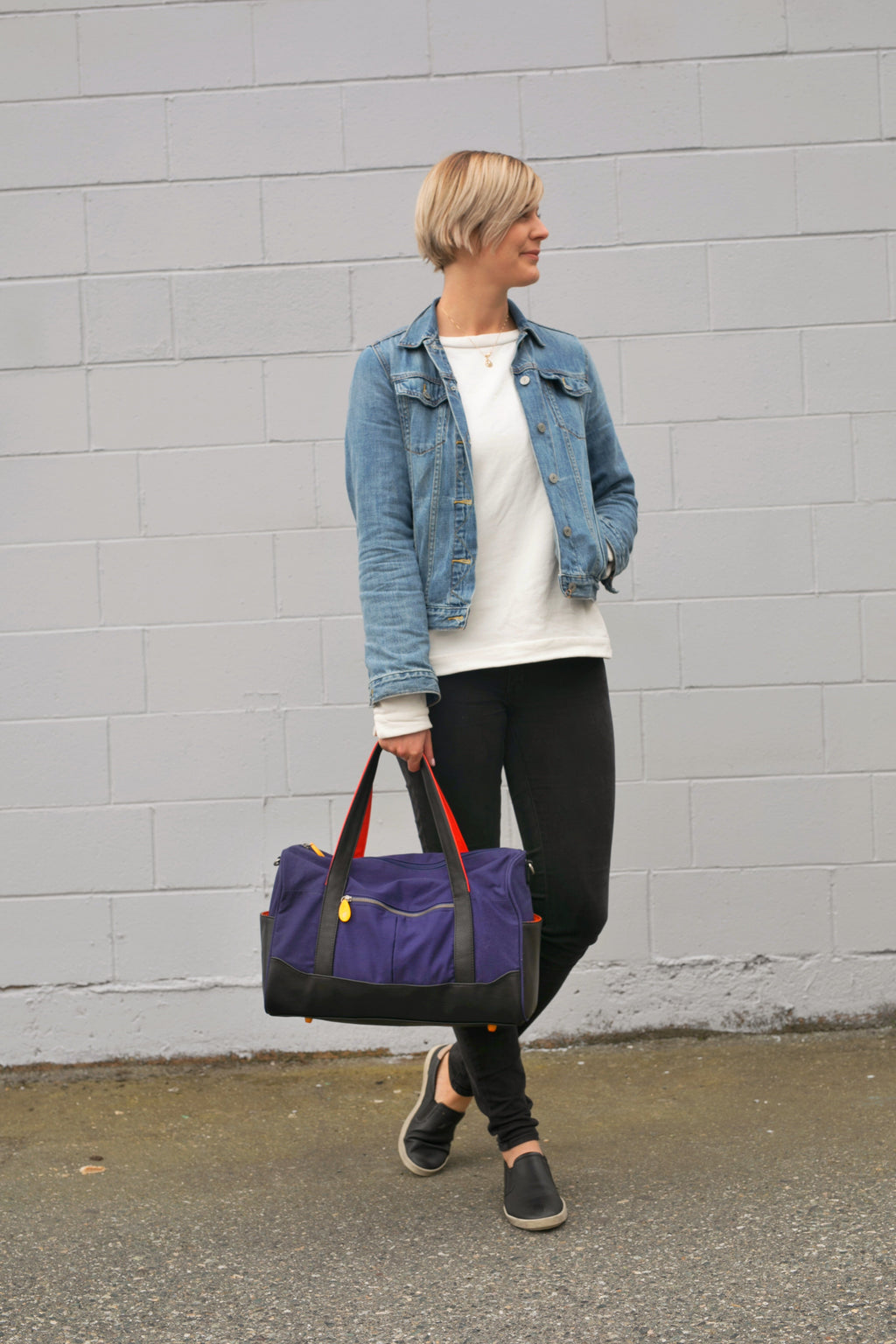 Dekalb Duffel Bag - 2 Colors Purple Meleager