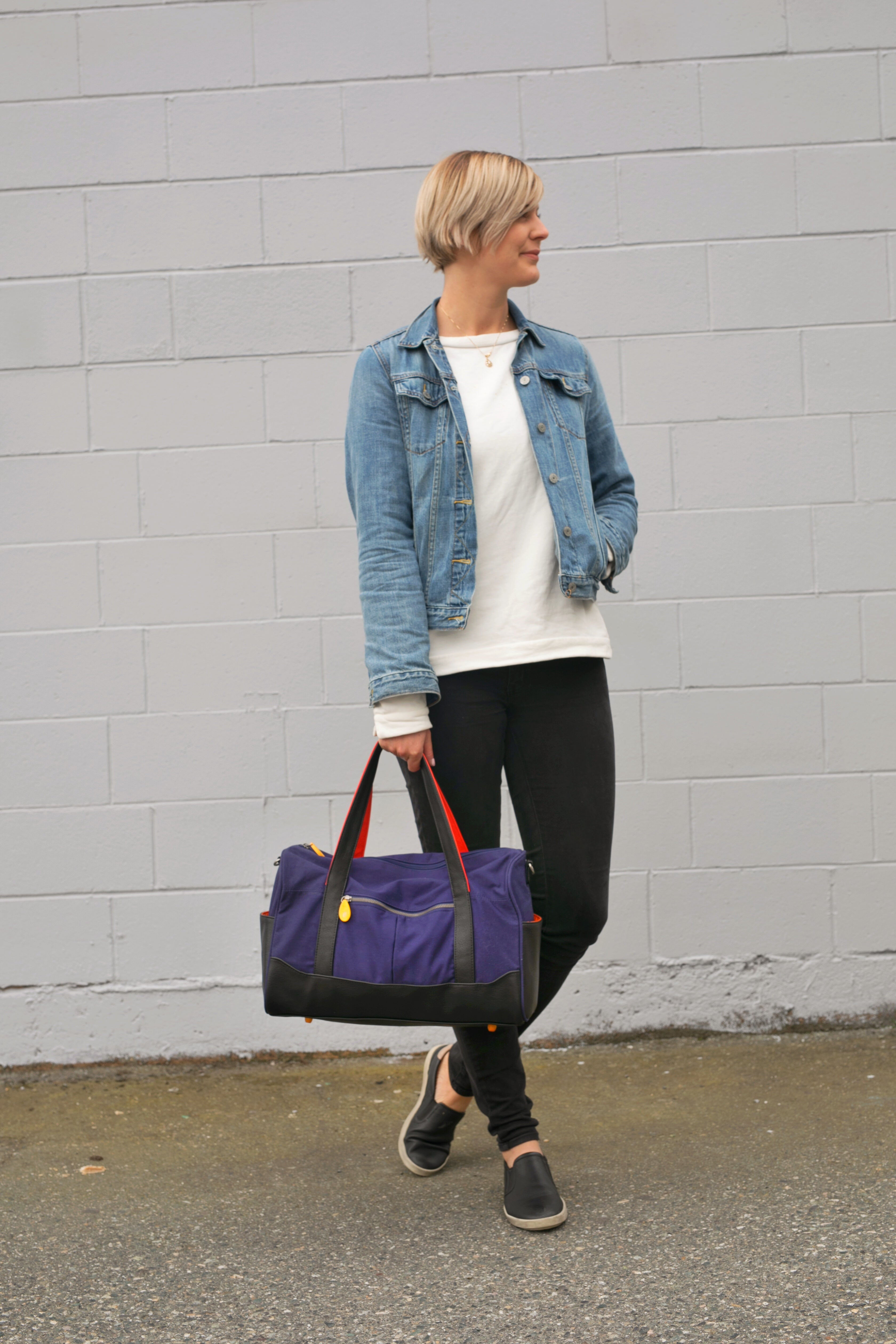 Dekalb Duffel Bag - 2 Colors Purple Meleager