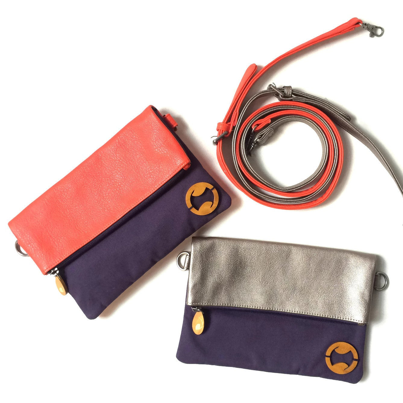 Greene Crossbody Bag & Clutch Purple Meleager