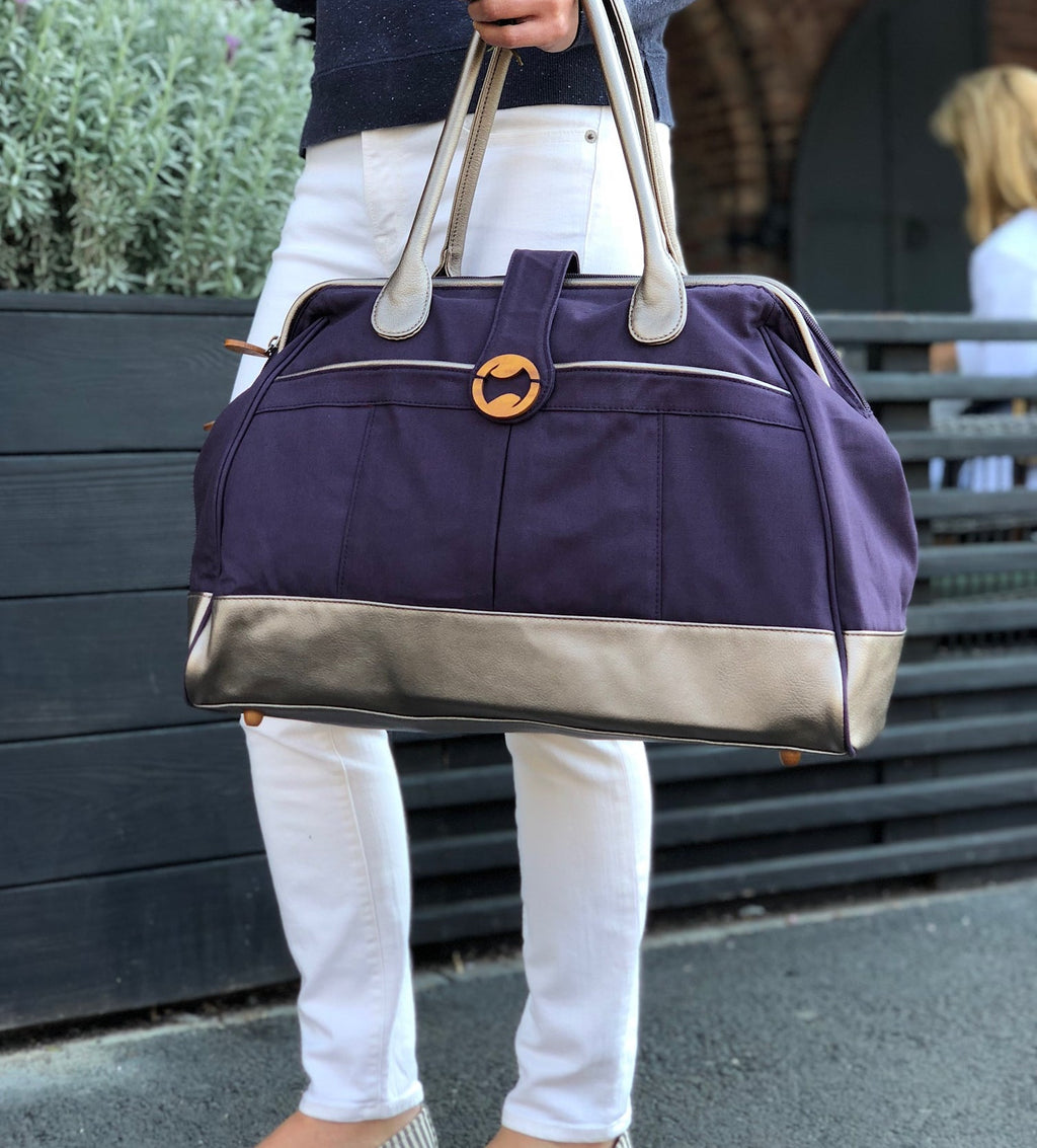 Cassia Weekender & Travel Bag - Indigo Purple Purple Meleager