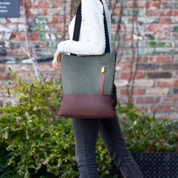 Rockaway 3 in 1 Backpack, Tote & Crossbody Purple Meleager