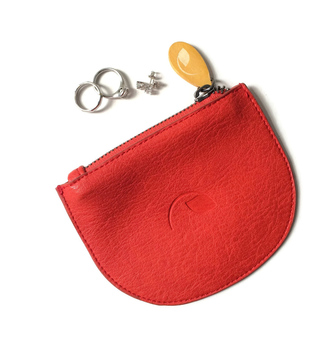 Coney Coin Purse in Vegan Leather - 5 colors Purple Meleager