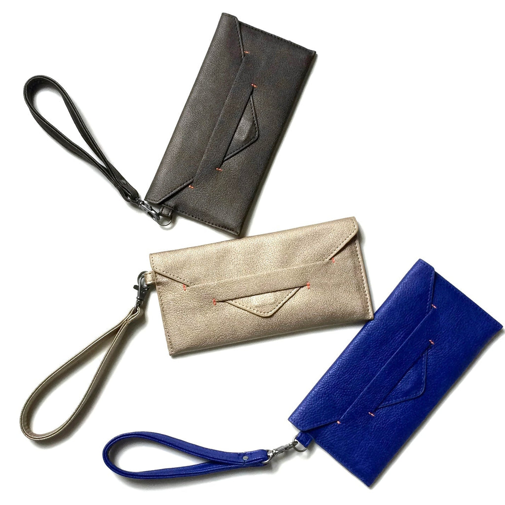 Delancey Cash Envelope Wallet - Gold Purple Meleager